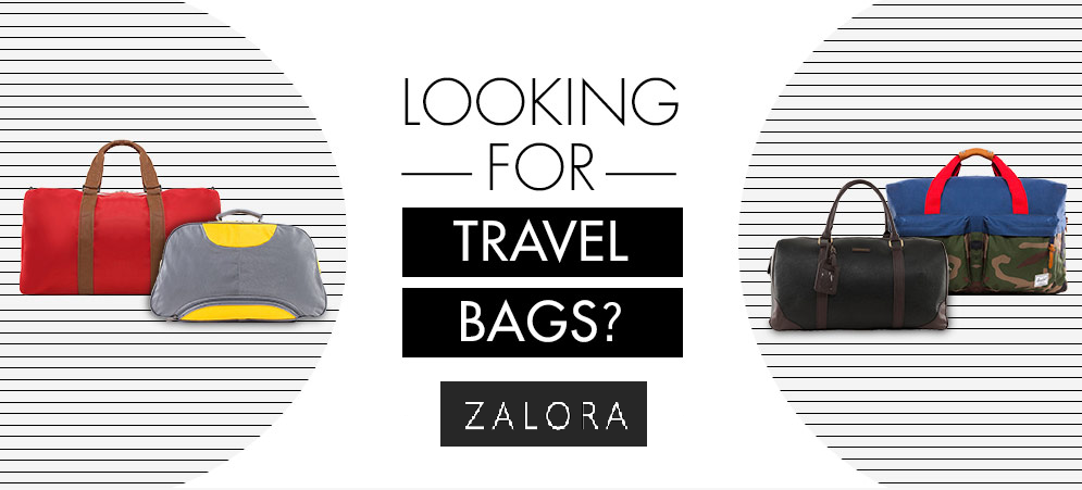 luggage zalora